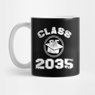 class of 2035 grunge texture Mug